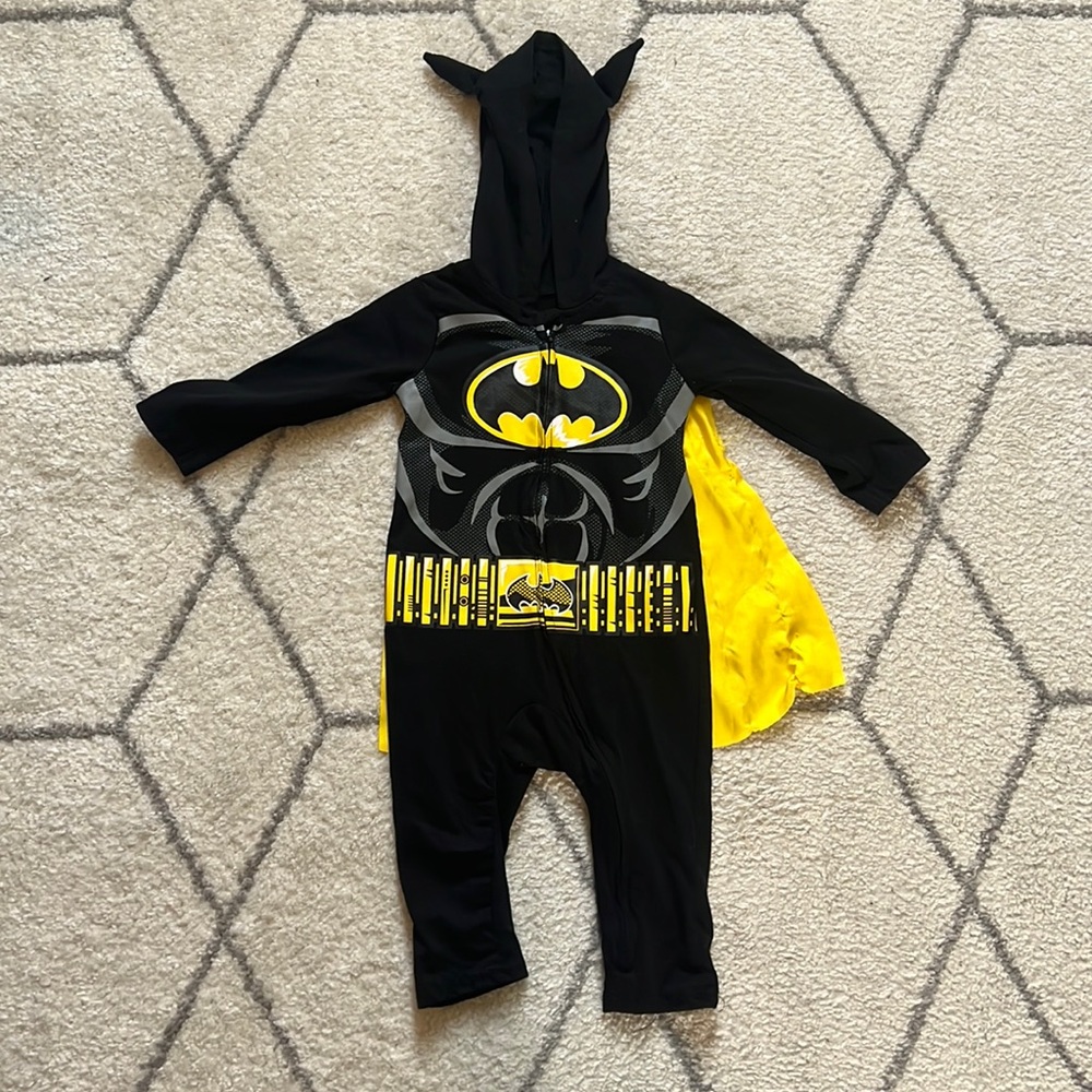 Batman Outfit with Detachable Cape